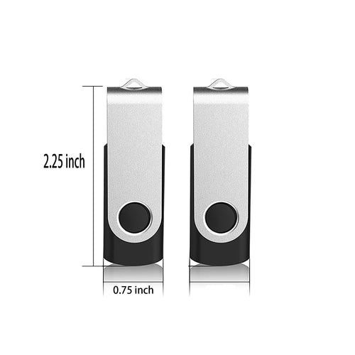 2 GB Swivel USB Flash Drive