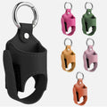 Portable PU Leather Asthma Inhaler Holder With Keychain