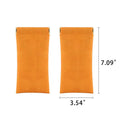 Leather Squeeze Top Eyeglass Case