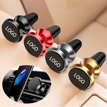Round Magnetic Car Air Vent Phone Holder