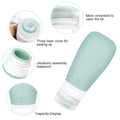 Portable Leak-Proof Silicone Travel Dispenser Bottle