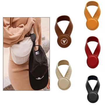 Multi-Purpose Leather Magnetic Hat Clip