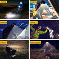 230 Degree Wide Beam Rechargeable Led Headlight