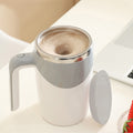 13 Oz Stainless Steel Magnetic Rotating Coffee Mug