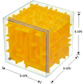 Mini 3D Maze Cube with Rolling Ball
