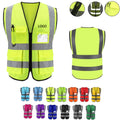 Multi-Pocket Reflective Safety Vest