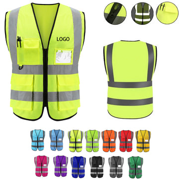 Multi-Pocket Reflective Safety Vest