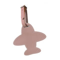 Airplane Shape PU Leather Luggage Tag