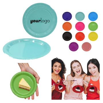 Solid Color Disposable Paper Plates