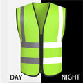High Visibility Safety Vest With Reflective Strips