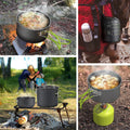 Portable Stackable Camping Cookware Set