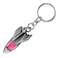 Creative Rocket-Shaped Anti-Static Keychain