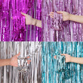 3.28Ft X 6.56Ft Foil Fringe Curtain