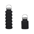 16Oz./6Oz. Collapsible Silicone Water Bottles With Handle