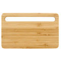 Custom Printed Bamboo Wireless Charging Pad with Phone Stand