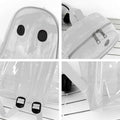 Halloween Ghost Pattern Clear Backpack