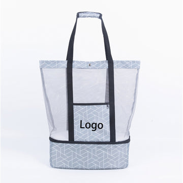 2-in-1 Outdoor Tourism Net Picnic Bag w/Insulation Cooler