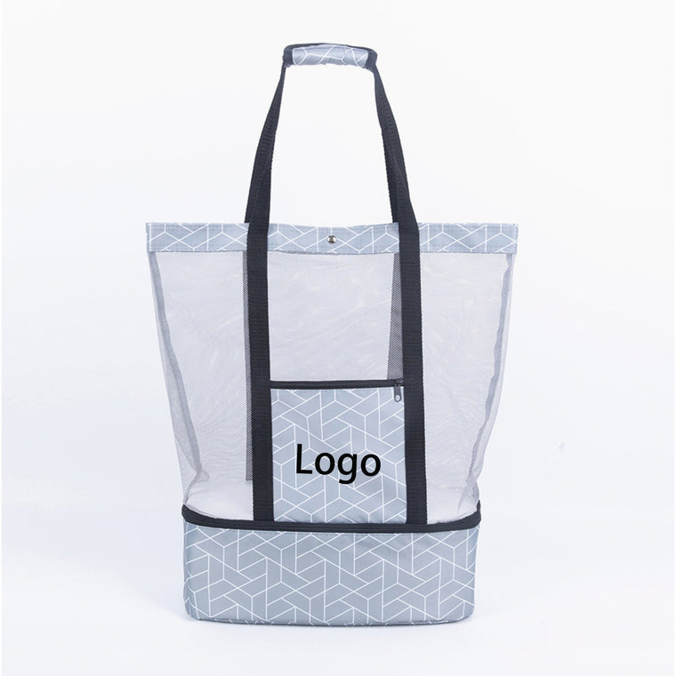 2-in-1 Outdoor Tourism Net Picnic Bag w/Insulation Cooler