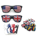 Patriotic Pinhole Sticker Sunglasses
