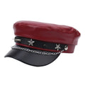 Chained Military Flat Top Cap