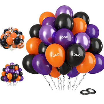 30Pcs 12Inch Halloween Decorations Balloons Set