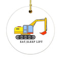Full Color 3" Ceramic Christmas Pendant