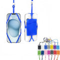 Silicone Phone Card Holder With Lanyard