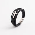 Stainless Steel Bracelet Cross Woven Bracelet