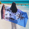 Personalized Double Sided Plush Beach Towel