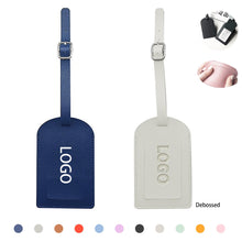 PU Leather Luggage Label Suitcase ID Tag