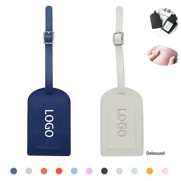 PU Leather Luggage Label Suitcase ID Tag
