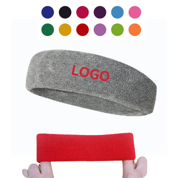 Cotton Headband W/Direct Embroidery