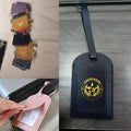 PU Leather Luggage Label Suitcase ID Tag