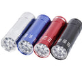 Mini 10 Led Uv Violet Flashlight With Battery