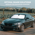 Car Windshield Sun Shade with Storage Pouch