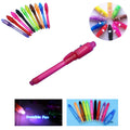 Magic Invisible Ink Pen With UV Led Light