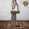 Heavy-Duty Large Canvas Tote Bag with Zipper