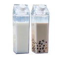 17 Oz Reusable Clear Plastic Milk Carton Water Bottle