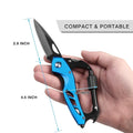 Multitool Carabiner with Pocket Knife