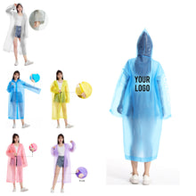 Reusable Eva Rain Ponchos For Adults