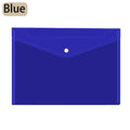 A4 Snap Button File Bag - Transparent