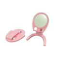ABS Desktop Folding Phone Holder Stand With Mirror