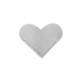 Page Corner Leather Heart Bookmark For Reading