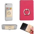 Pu Leather Smart Phone Wallet With Ring Stand