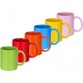 11oz Simple Ceramic Mug With Vibrant Colors