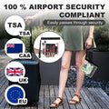 EVA Reusable TSA Approved Security Clear Toiletry Travel Bag