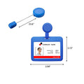 Horizontal Id Holder With Retractable Clip