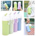 Silicone Water Bottle With Straw