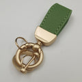 Leather Keychain Accessories Metal Car Key Chain Ring