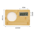 Blank Heat Transfer Wooden Desktop Electronic Digital Clock